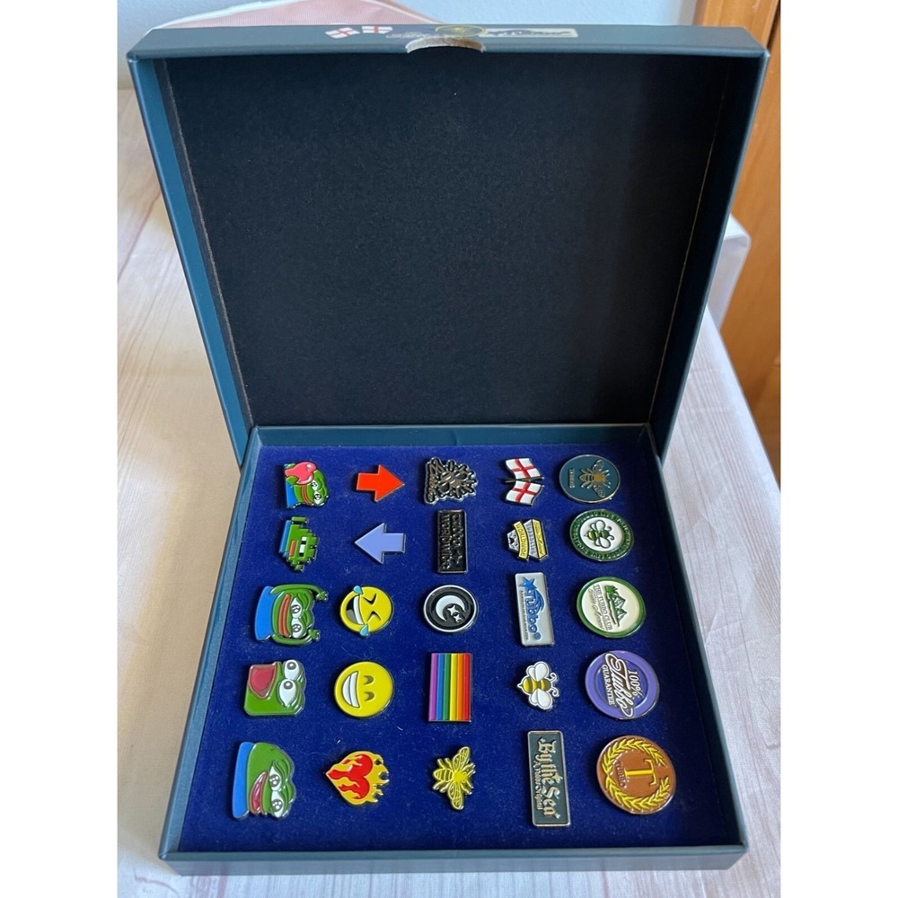 NEW IN BOX Tubbo Worldwide 25 Piece COMPLETE Pin Set